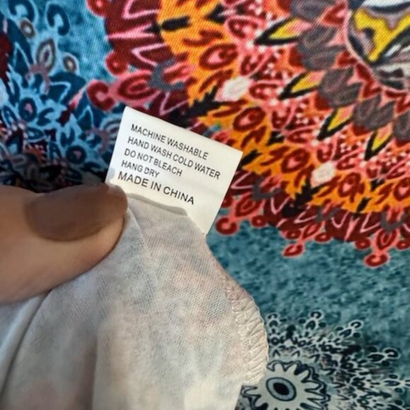 GORGEOUS BOHO  PRINT TOP   LARGE/XLARGE             #W - Picture 5 of 6